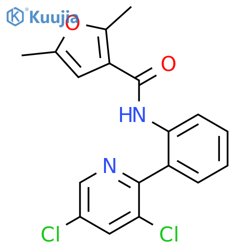 3-Furancarboxamide,N-[2-(3,5-dichloro-2-pyridinyl)phenyl]-2,5-dimethyl- structure