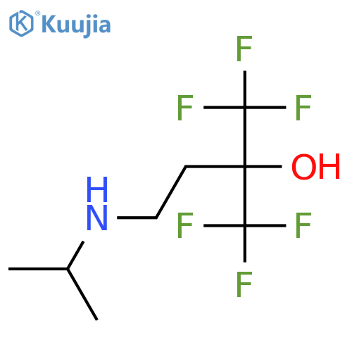 2-Butanol, 1,1,1-trifluoro-4-[(1-methylethyl)amino]-2-(trifluoromethyl)- structure