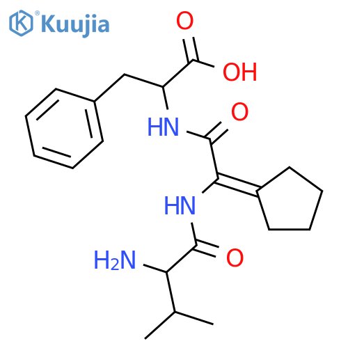 L-Phenylalanine, L-valyl-2-cyclopentylideneglycyl- structure
