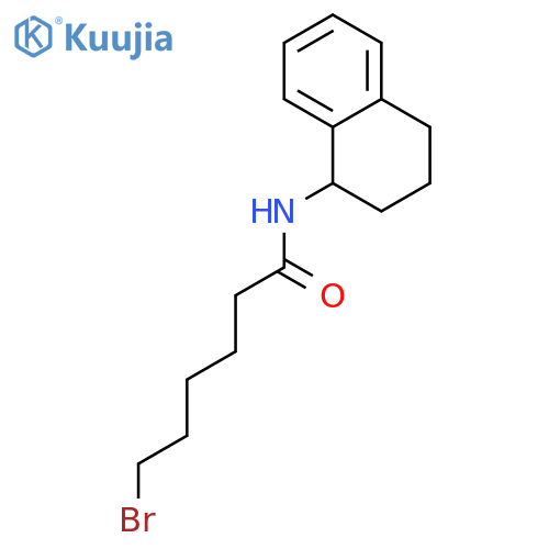 Hexanamide, 6-bromo-N-(1,2,3,4-tetrahydro-1-naphthalenyl)- structure