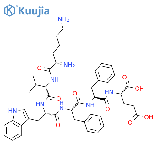 L-Glutamic acid, L-lysyl-L-valyl-L-tryptophyl-L-phenylalanyl-L-phenylalanyl- structure
