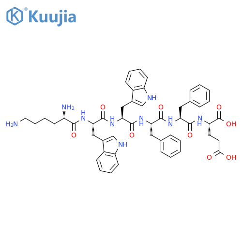 L-Glutamic acid,L-lysyl-L-tryptophyl-L-tryptophyl-L-phenylalanyl-L-phenylalanyl- structure