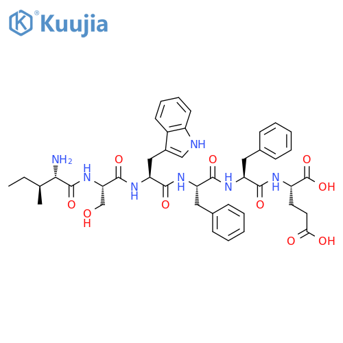 L-Glutamic acid, L-isoleucyl-L-seryl-L-tryptophyl-L-phenylalanyl-L-phenylalanyl- (9CI) structure