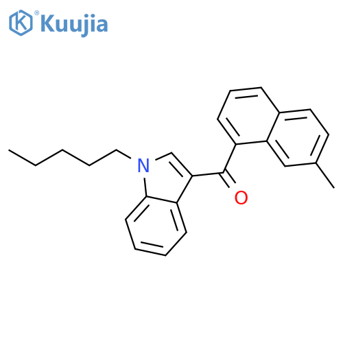 Methanone, (7-methyl-1-naphthalenyl)(1-pentyl-1H-indol-3-yl)- structure