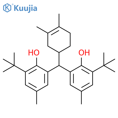 Phenol,2,2'-[(3,4-dimethyl-3-cyclohexen-1-yl)methylene]bis[6-(1,1-dimethylethyl)-4-methyl- structure