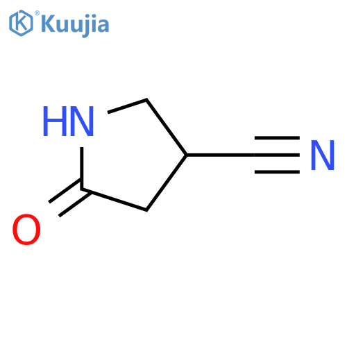 5-oxopyrrolidine-3-carbonitrile structure