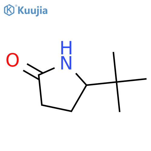 2-Pyrrolidinone, 5-(1,1-dimethylethyl)- structure