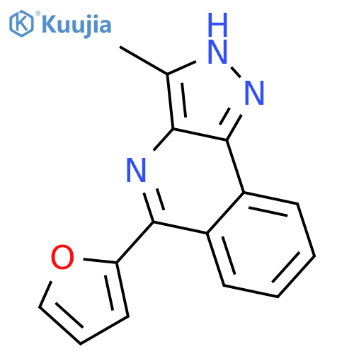 1H-Pyrazolo[4,3-c]isoquinoline, 5-(2-furanyl)-3-methyl- structure