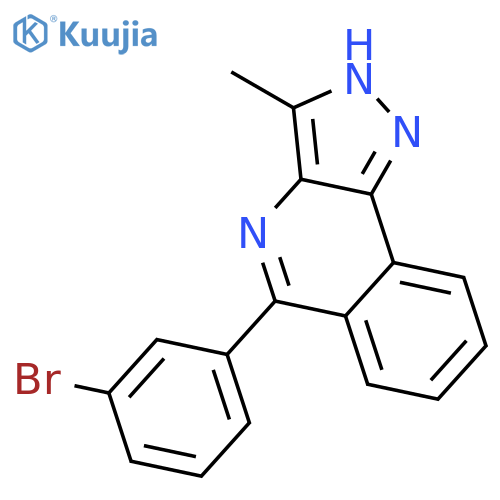 1H-Pyrazolo[4,3-c]isoquinoline, 5-(3-bromophenyl)-3-methyl- structure