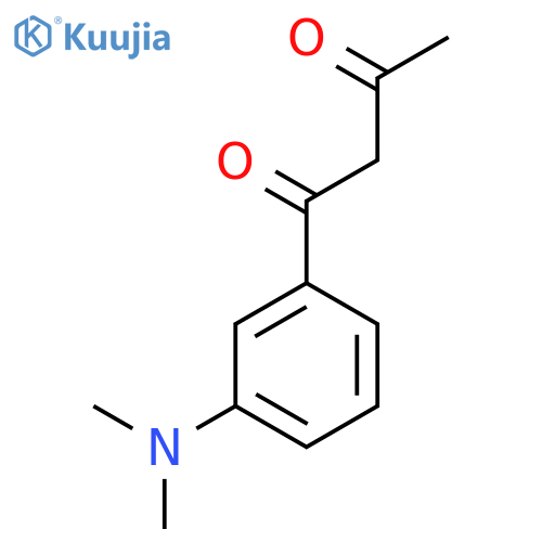 1,3-Butanedione, 1-[3-(dimethylamino)phenyl]- structure