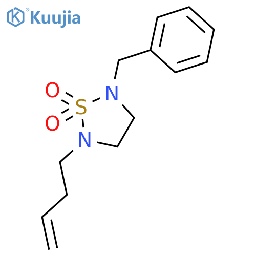1,2,5-Thiadiazolidine, 2-(3-butenyl)-5-(phenylmethyl)-, 1,1-dioxide structure