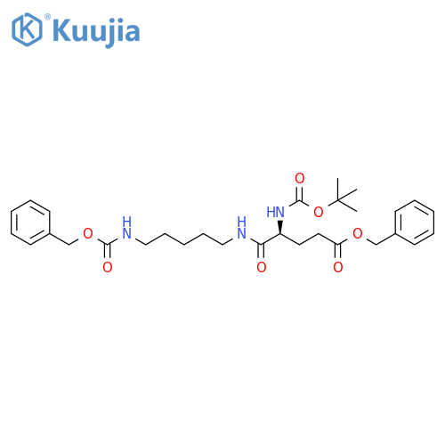 13-Oxa-2,8,11-triazapentadecanoic acid,14,14-dimethyl-9,12-dioxo-10-[3-oxo-3-(phenylmethoxy)propyl]-,phenylmethyl ester, (10S)- structure