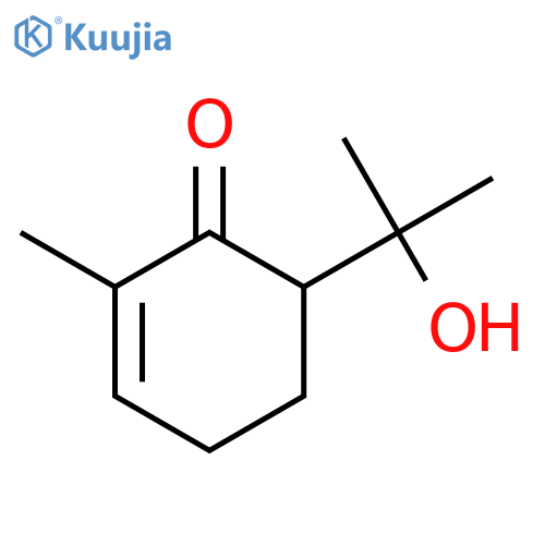 2-Cyclohexen-1-one, 6-(1-hydroxy-1-methylethyl)-2-methyl- structure