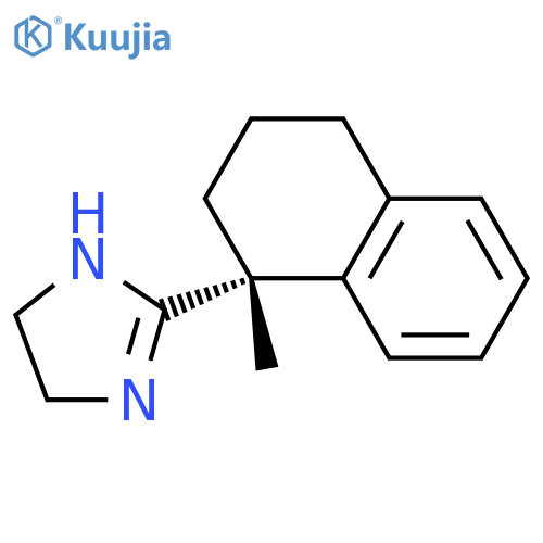 1H-Imidazole,4,5-dihydro-2-[(1R)-1,2,3,4-tetrahydro-1-methyl-1-naphthalenyl]-(9CI) structure