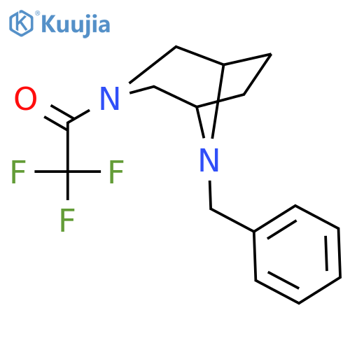 1-(8-Benzyl-3,8-diazabicyclo[3.2.1]octan-3-yl)-2,2,2-trifluoroethanone structure