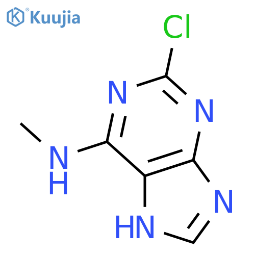 2-chloro-N-methyl-9H-Purin-6-amine structure