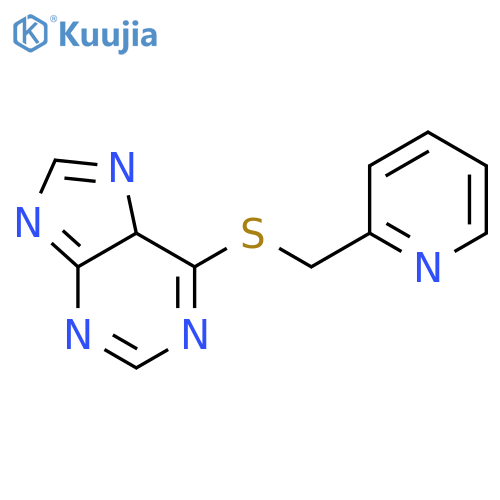 6-[(pyridin-2-ylmethyl)sulfanyl]-5H-purine structure