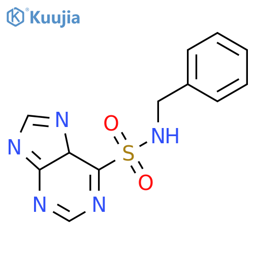N-benzyl-5H-purine-6-sulfonamide structure