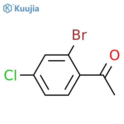 1-(2-bromo-4-chlorophenyl)ethan-1-one structure