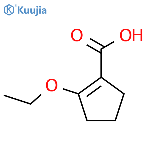 2-Ethoxy-1-cyclopentene-1-carboxylic Acid structure