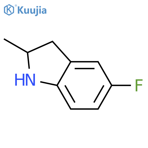 5-fluoro-2-methyl-2,3-dihydro-1H-indole structure