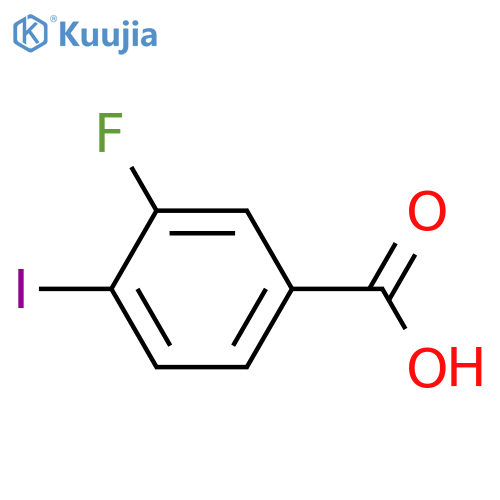 3-Fluoro-4-iodobenzoic acid structure
