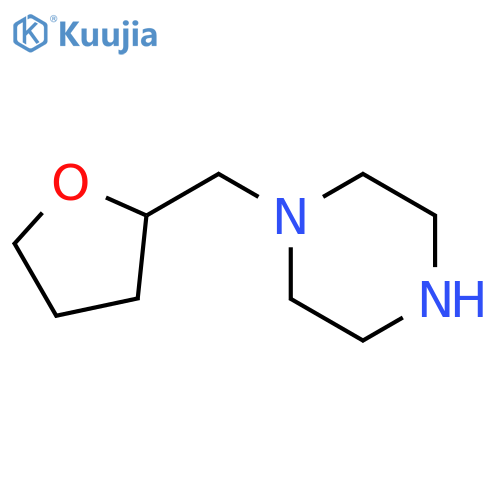 1-[(oxolan-2-yl)methyl]piperazine structure