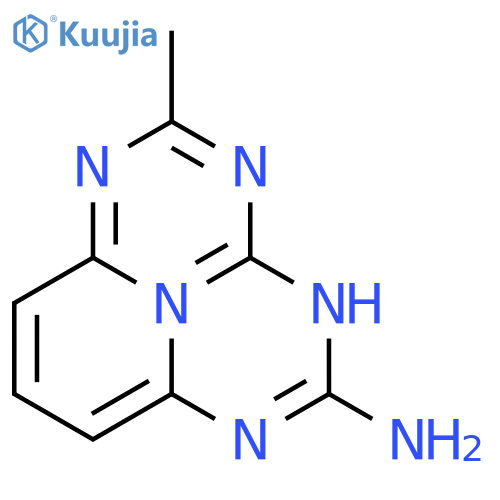 5-Methyl-1,3,4,6,9b-pentaazaphenalen-2-amine structure