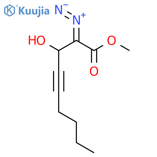 4-NONYNOIC ACID, 2-DIAZO-3-HYDROXY-, METHYL ESTER structure