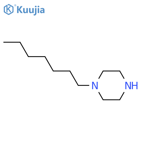 1-(Hept-1-yl)piperazine structure