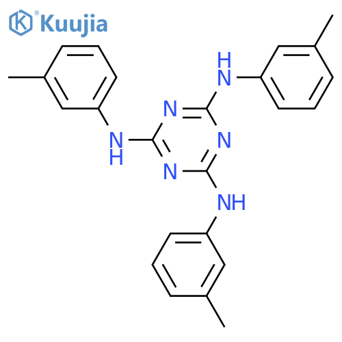 NtN',N''-tris(3-methylphenyl)-1,3,5-triazine-2,4,6-triamine structure