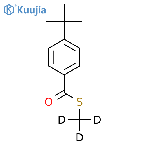 Benzenecarbothioicacid, 4-(1,1-dimethylethyl)-, S-(methyl-d3) ester (9CI) structure