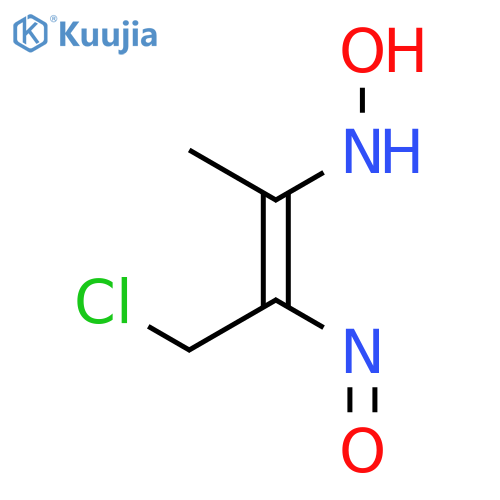 N-1-chloro-3-(hydroxyimino)butan-2-ylidenehydroxylamine structure