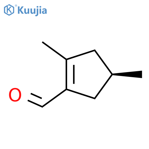 1-Cyclopentene-1-carboxaldehyde, 2,4-dimethyl-, (R)- (9CI) structure