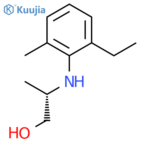 1-PROPANOL, 2-[(2-ETHYL-6-METHYLPHENYL)AMINO]-, (S)- structure