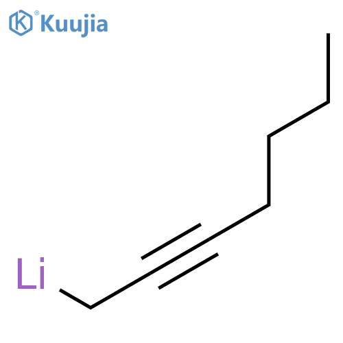 Lithium, 2-heptynyl- structure