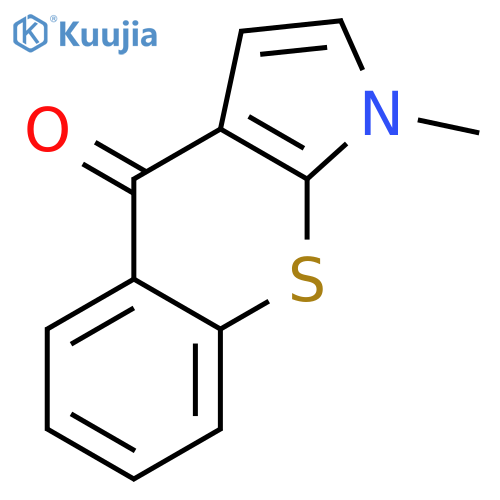 [1]Benzothiopyrano[2,3-b]pyrrol-4(1H)-one, 1-methyl- structure
