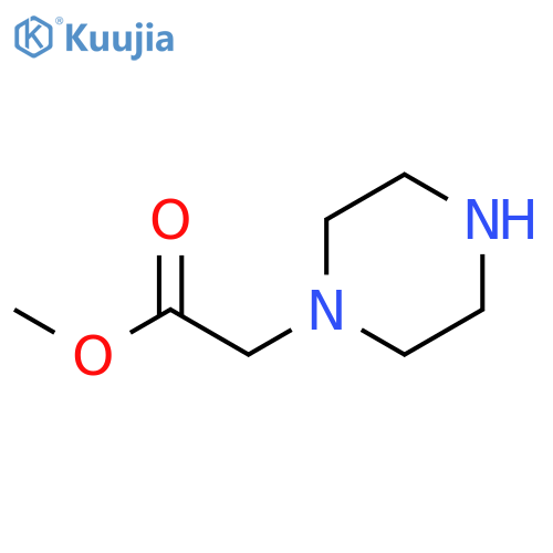 Methyl 2-(piperazin-1-yl)acetate structure