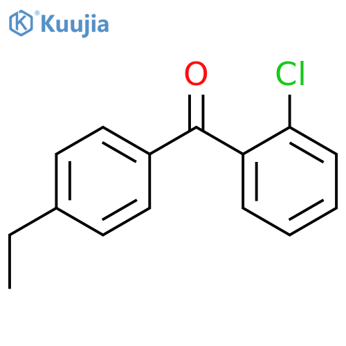 (2-Chlorophenyl)(4-ethylphenyl)methanone structure