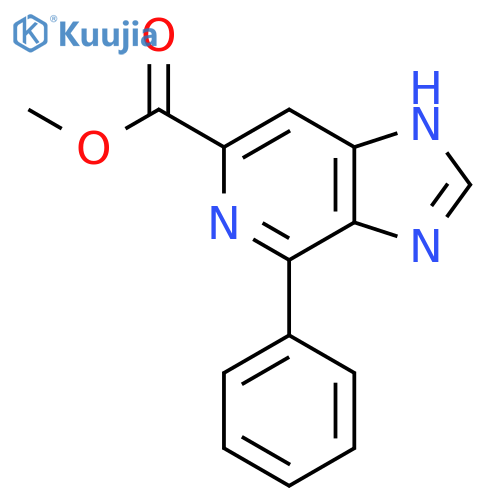 1H-Imidazo[4,5-c]pyridine-6-carboxylic acid, 4-phenyl-, methyl ester structure