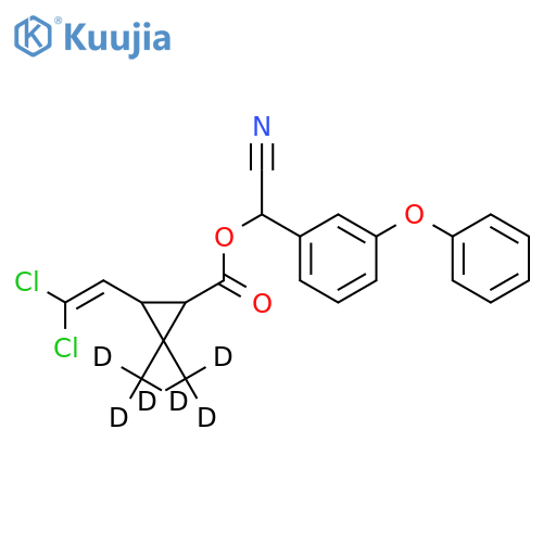 trans-Cypermethrin D6 (dimethyl D6) 100 ng/μl in Acetone structure