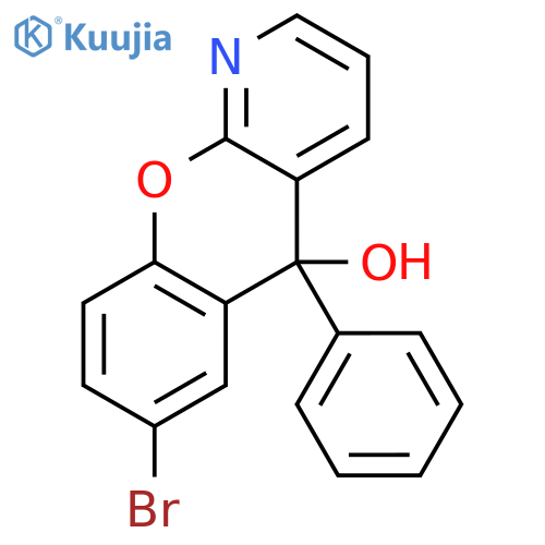 5H-[1]Benzopyrano[2,3-b]pyridin-5-ol, 7-bromo-5-phenyl- structure