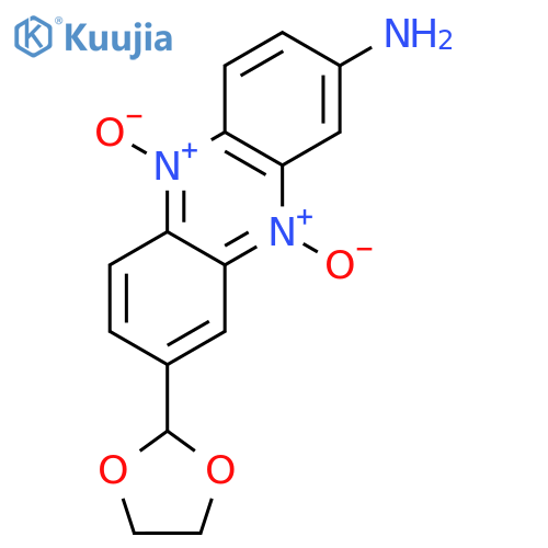 2-Phenazinamine, 8-(1,3-dioxolan-2-yl)-, 5,10-dioxide structure