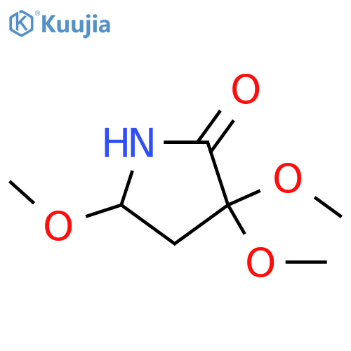 3,3,5-trimethoxy-2-Pyrrolidinone structure