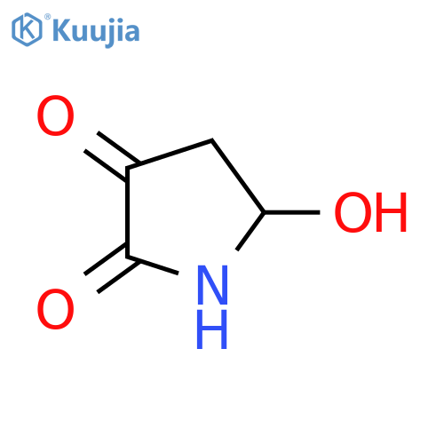 5-hydroxy-2,3-Pyrrolidinedione structure