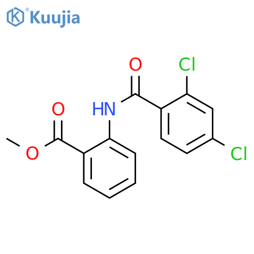 Methyl 2-(2,4-dichlorobenzamido)benzoate structure