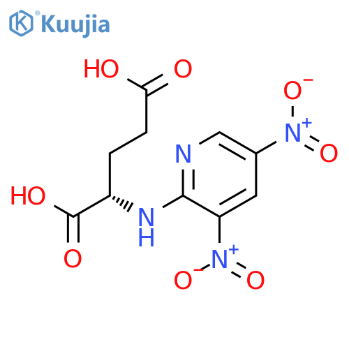 L-Glutamic acid, N-(3,5-dinitro-2-pyridinyl)- structure