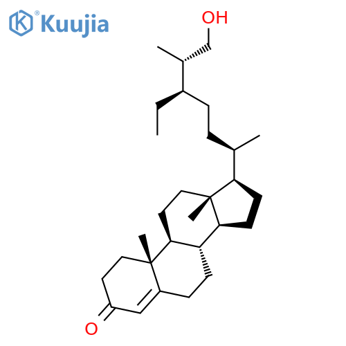 STIGMAST-4-EN-3-ONE, 26-HYDROXY-, (25S)- structure