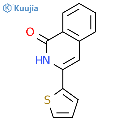 1(2H)-Isoquinolinone, 3-(2-thienyl)- structure