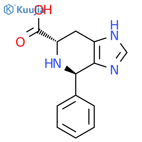 (4R,6S)-4-Phenyl-4,5,6,7-tetrahydro-3H-imidazo[4,5-C]pyridine-6-carboxylic acid structure